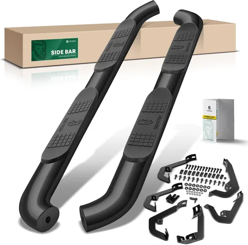 Vista 11 de YHTAUTO Estribos de 5 pulgadas para Chevy y GMC, cabina estándar/cabina