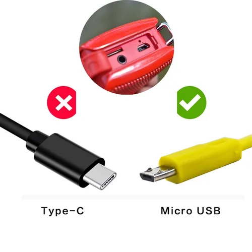 Vista 3 de Cable de carga USB de repuesto para altavoces inalámbricos Logitech UE Boom, Boom 2, Boom 3, Megaboom, Miniboom y Roll 2 - Cable de fuente