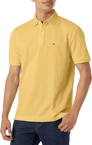 Vista 17 de Tommy Hilfiger - Camisa polo de manga corta para hombre, en ajuste clásico, de algodón piqué Violeta africana