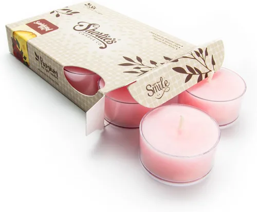 Vista 8 de Cedar Ridge - Velas de té de alta calidad, altamente perfumadas con aceites esenciales, 6 velas de té marrón, hermosa luz de vela, fabricadas