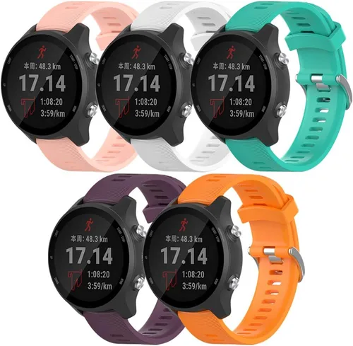 Vista 12 de Correa para Garmin Forerunner 245, banda de repuesto de silicona suave para Garmin Forerunner 245 / Forerunner 645