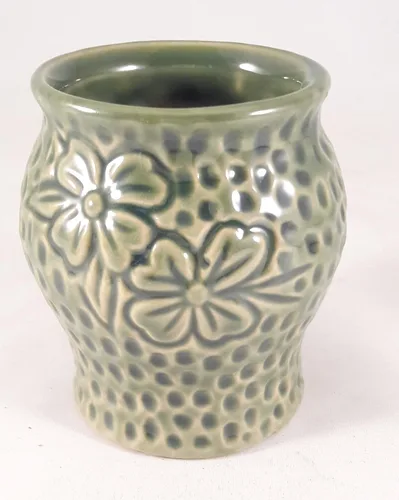 Vista 3 de Lucky Bamboo - Florero de flores gemelas de 3 '' diseño único - de Jmbamboo