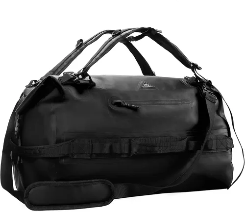 Vista 19 de Haimont Mochila Duffel Grande Impermeable con Parte Superior Enrollable, Bolsa Duffel Seca de Servicio Pesado para Navegación, Viajes, Camping