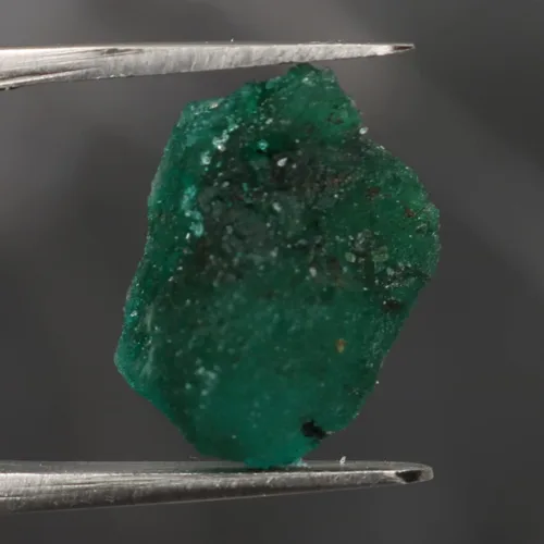 Vista 2 de REAL-GEMS Esmeralda Verde Suelta 4 Ct. Cristal Natural Curativo Crudo Áspero Suelto Piedra Preciosa AXF-700, Gema, Esmeralda