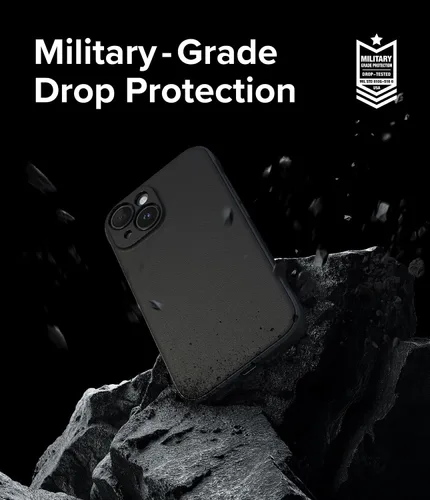 Vista 6 de Ringke Onyx - Funda para iPhone 15 Case, [Se Siente Bien en la Mano] resistente al aceite y a la suciedad, cubiertas individuales para lentes