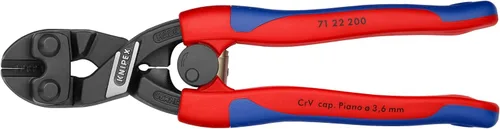Vista 6 de KNIPEX Tools - Cortador de pernos compacto CoBolt multicomponente, con accesorio atado, ángulo de 20 grados (7122200TBKA)