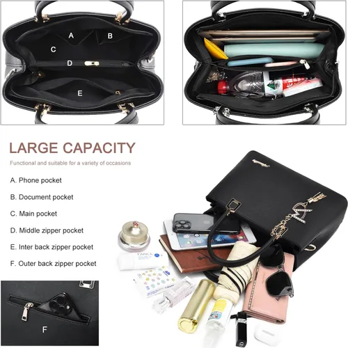 Vista 5 de Bolsos y bolsos para mujer, bolsos de hombro, bolsos de mano para mujer, bolsos de mano