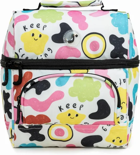 Vista 32 de J World Corey Bolsa de Almuerzo para Niños. Lonchera con Aislamiento para Niños y Niñas, Diente de León