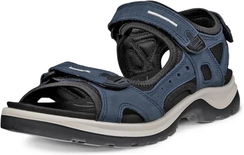 Vista 53 de ECCO Yucatan, sandalia deportiva para mujer Aire/Nubuck azul polvoriento