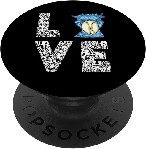 Vista 6 de Shoebill Love Leopard African Stork Bird Lover Shoebill Bird PopSockets MagSafe PopGrip para iPhone