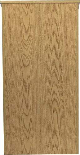 Vista 6 de Flash Furniture Atril de pie Mysta en roble