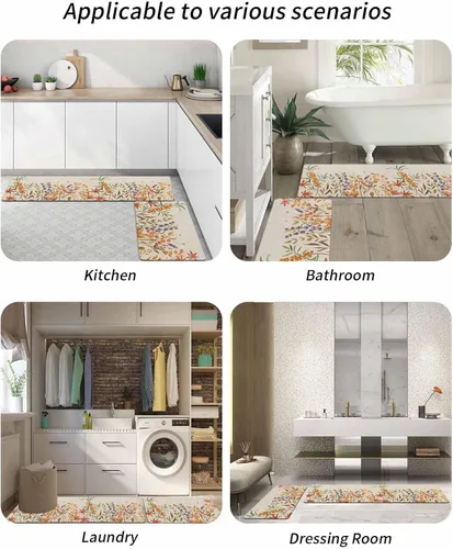 Vista 6 de American Farmhouse - Tapete de baño para bañera, antideslizante, de secado rápido y absorbente, de tierra de diatomeas, para fregadero de cocina