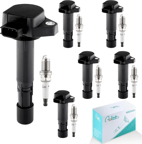 Vista 9 de 4PCS Paquete de bobinas de encendido Bujías (2.4L L4) para Honda Accord se