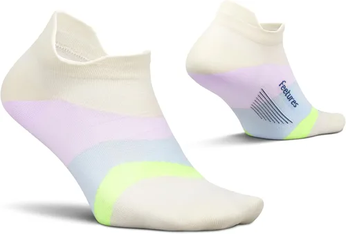 Vista 22 de Feetures Elite - Calcetines tobilleros ultraligeros que no se muestran - Calcetines deportivos con compresión dirigida Azul Ártico (1 par)