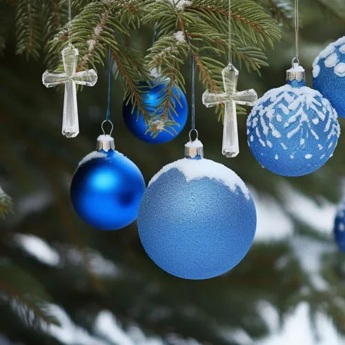 Vista 5 de EXCEART Adorno colgante de cruz de cristal para decoración del árbol de Navidad, 4.13 x 2.56 pulgadas, cruz de vidrio transparente