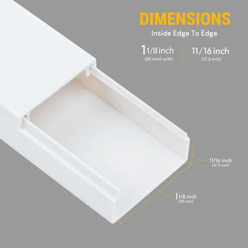 Vista 4 de Juego de 9 piezas de conexión de cable para kit organizador de cables - Gestión de cables para televisores de montaje en pared