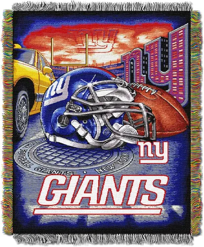 Vista 25 de Northwest NFL Woven Tapestry Wall Hanging, 48 x 60 Inches, Officially Licensed, Decorative Fringes