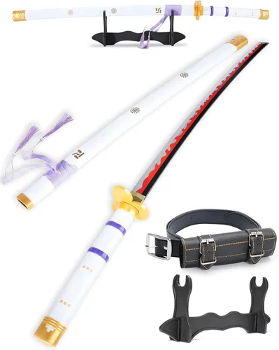 Vista 17 de Cold Blade Katana Sword - 41 inches Katana Replica with Holster Belt and Display Stand - Sword with Authentic Design