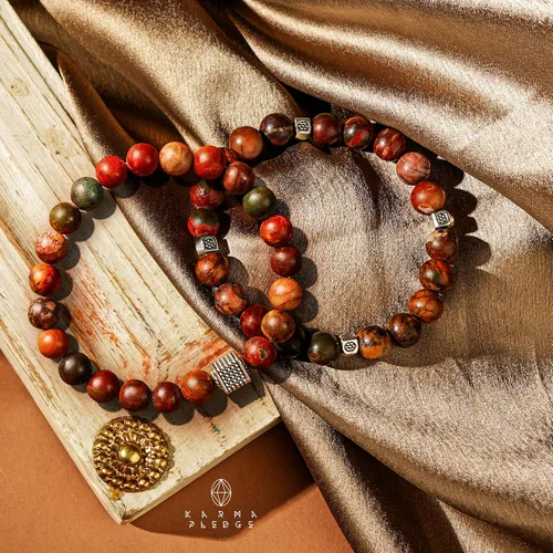 Vista 20 de Pulseras de cristal para mujeres y hombres, regalos de cumpleaños, hechas a mano de 0.236 in con cuentas de piedra para equilibrio de chakras