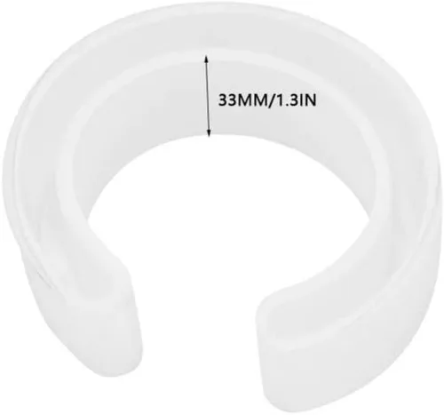 Vista 2 de Pulsera de silicona con fuente C, pulsera abierta de bricolaje, fundición de resina para fabricación de joyas
