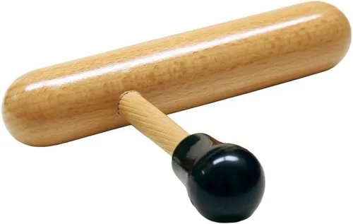 Vista 4 de Protector de pulgar de madera para punto de disparo, tejido profundo T forma de barra de prensa de madera