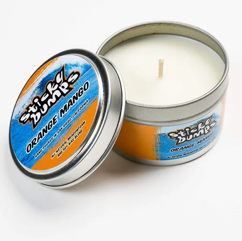 Vista 2 de Sticky Bumps Vela de lata (mango naranja)