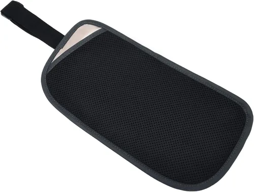 Vista 128 de DAITET Cinturón de dinero, soporte para pasaporte, cartera de viaje oculta segura con bloqueo RFID, riñonera encubierta (negro), Negro, Rfid