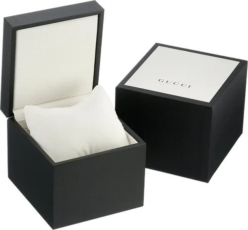 Vista 3 de Reloj de cuarzo suizo de plata de los hombres de la exhibición analógica de Gucci modelo YA101204