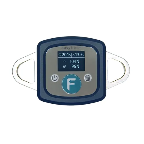 Vista 5 de EasyForce® Dinamómetro digital de rendimiento Capacidad máxima de fuerza 661.4 lbs (2942 N) para entrenadores de fuerza, fisioterapeutas