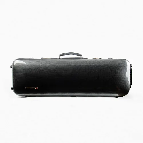 Vista 4 de Estuche para violín Christina 4/4 de tamaño completo de fibra de carbono de alta resistencia rectangular con candado de combinación y bolsa extra