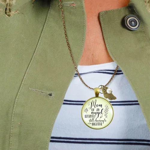 Vista 37 de Gutsy Goodness Miscarriage Necklace Comforting Sentimental Handmade Jewelry For Mom - Pendant, Message Card, Keepsake Gift Box