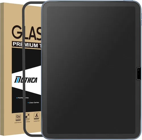 Vista 7 de Mothca Protector de pantalla de vidrio templado mate para iPad Air 3 (2019) de 10.5 pulgadas y iPad Pro 10.5" (2017) [NO Privacidad], antirreflejos
