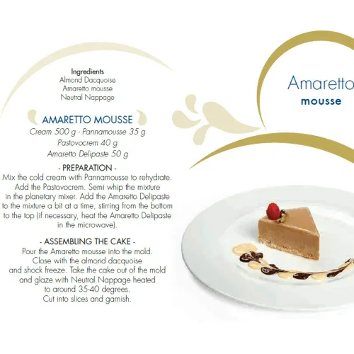 Vista 4 de Fabbri Pannamousse, Mezcla para mousses y pannacotta, 1 bolsa de 2.2 lb