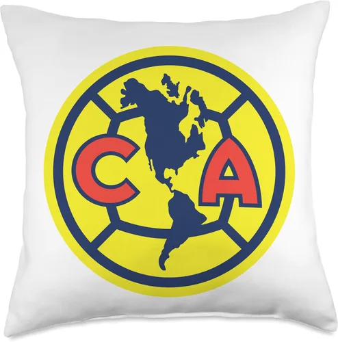 Vista 5 de Club America Almohada de 16 x 16 pulgadas, multicolor
