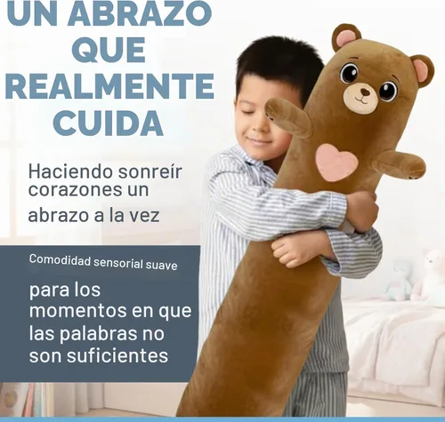 Vista 7 de Cuddle Paws Almohada corporal de felpa de oso para niños, juguete