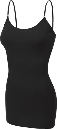 Vista 2 de Bozzolo Camiseta sin mangas para mujer con tirantes delgados ajustables