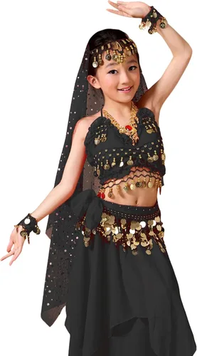 Vista 35 de Astage Disfraz de princesa para niñas, ropa de Halloween, vestido de carnaval, danza, todos los conjuntos