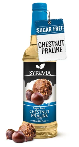 Vista 92 de Jarabe de café sin azúcar Syruvia, jarabe con sabor a caramelo para bebidas, lattes y postres – 25.4 fl oz