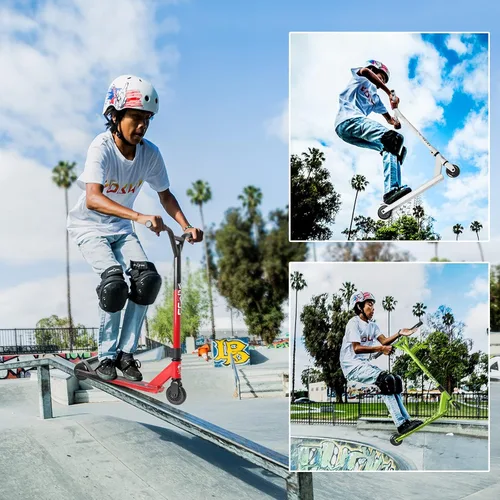Vista 7 de VOKUL Patinete Pro Completo para niños, niños y niñas adolescentes desde 6 años - Patinete de acrobacias Pro Stunt para trucos de estilo libre