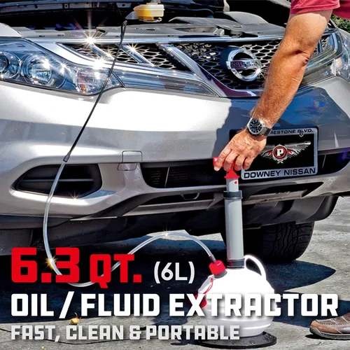 Vista 3 de Powerbuilt (647570) extractor de aceites/fluidos (6.3 cuartos de galón)