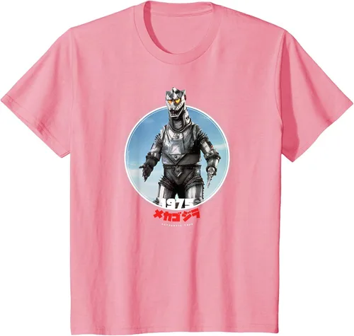 Vista 30 de Godzilla Mechagodzilla 1975 Icons of Toho T-Shirt Asphalt Grey