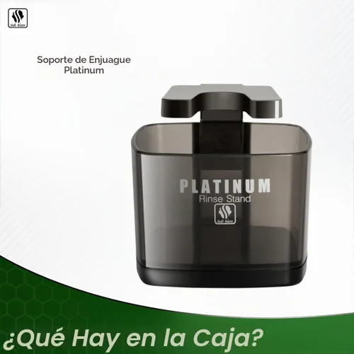 Vista 4 de SKULL SHAVER Soporte de enjuague Platinum - La solución de limpieza definitiva para afeitadoras Pitbull y Butterfly