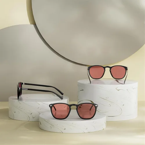 Vista 3 de ROCKNIGHT Polarized Driving Sunglasses UV400 Protection Lightweight Al-Mg Metal Frame Outdoor Casual