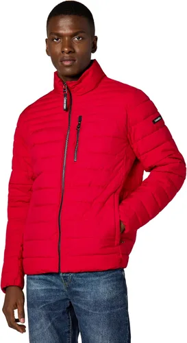 Vista 13 de Calvin Klein Abrigo acolchado con cremallera completa para hombre Negro