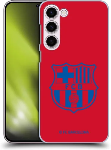 Vista 8 de Head Case Designs Funda rígida con licencia oficial del FC Barcelona Barca Crest Patterns compatible con Samsung Galaxy S23+ 5G