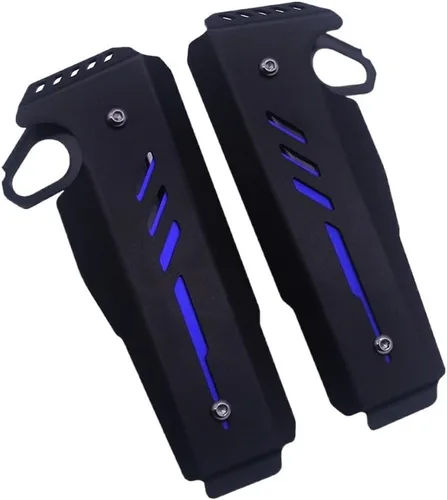 Vista 5 de Juego de protectores de radiadores para parrilla de motocicleta Yamaha & MAHA MT-07 FZ-07 2018-2023 2022 2023 2022 2023, cubiertas laterales de Negro