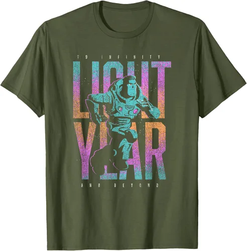 Vista 35 de Disney Pixar Lightyear Buzz Lightyear To Infinity And Beyond Camiseta, Negro