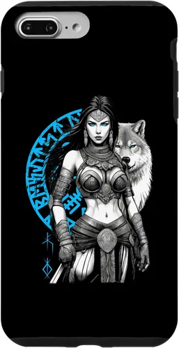 Vista 9 de Funda para iPhone 15 Mitología y fuerza The Shield Maid