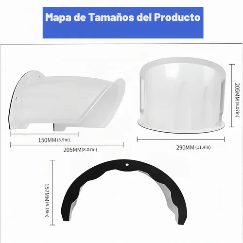 Vista 2 de Protector universal para cámara de exterior y lluvia, compatible con la mayoría de CCTV, domo, cámaras de vigilancia bala, incluyendo Hikvision