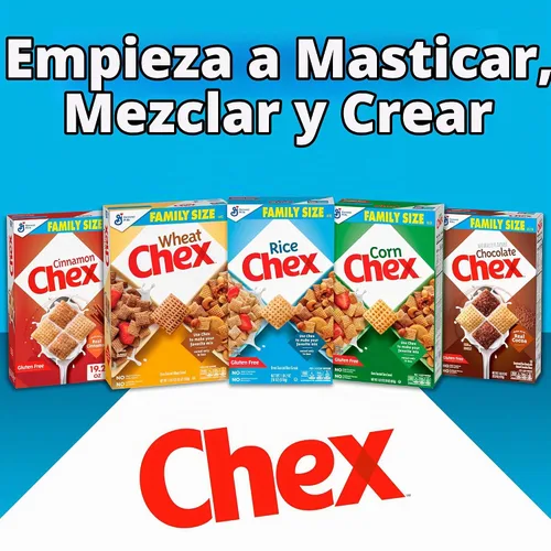 Vista 8 de Rice Chex - Cereal de desayuno sin gluten, ingrediente casero Chex Mix, 12 onzas
